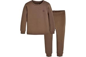 moimoln 6M-8Y Modal Cotton Solid Soft Breathable Baby Toddler Boys Girls Snug fit Pjs Long Sleeve Pajamas Set Sleepwear Daily