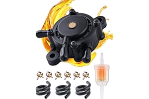 Lawn Mower Fuel Pump Replacement with Filter & Fuel Hose – Small Engines Fuel Pump Compatible with Kohler 17-25HP, Briggs & S