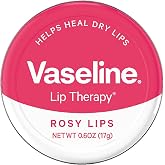 Vaseline Lip Therapy Balm Tin Rosy Lips 0.6 oz