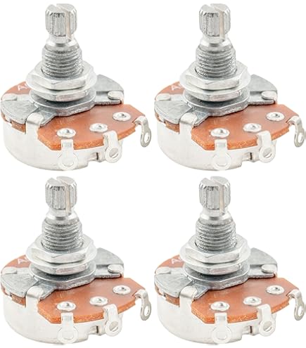 Amazon.com: Alpha Full Metric Size A250K Guitar Pots Audio Taper
