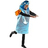Zadin Adult Fish Costume Funny Sea Animal - Funky Fisherman's Halloween Fish Costume: Fishing Fisherman Costume