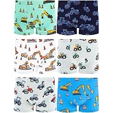 Boys Underwear,Soft Cotton Tagless Breathable Boxer Briefs,Multi-Pack,2-12Y | Combed Cotton, True-to-Size, Tagless, Full Coverage, Assorted Prints, Stretchy Fabric, Durable Stitching, Low Shrinkage
