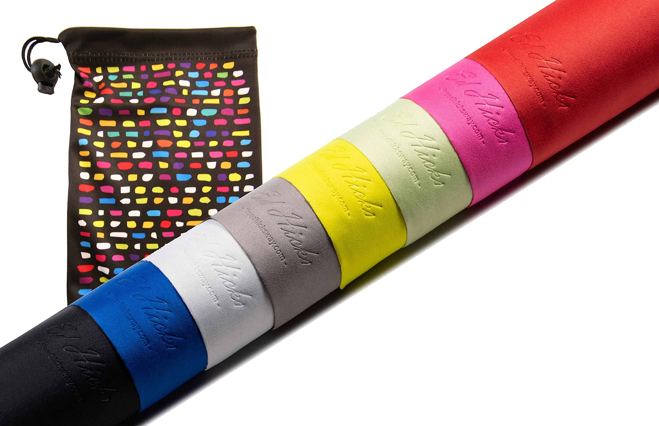 Ed Hicks 8 Premium Microfiber Cleaning Cloths for Lens, Eyeglasses, Screens, Tablets, Glasses, 8 Pack, 18 x 18 cm, 7” x 7”, Storage Pouch