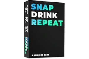 SNAP Drink Repeat The Ultimate Drinking Game for Adults, Fun Drinking Games to get You Drunk & Make You Laugh, One Drink for 