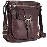 LEDERBUCK Real Leather Crossbody Handbags & Purses for Women - Crossover over the Shoulder Bag