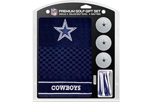 Team Golf Premium NFL Gift Set: Embroidered Deluxe Towel, 3 Balls, 14 Tees (2-3/4" Reg.)