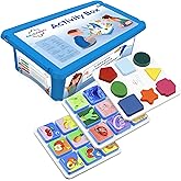 Edu&Kate’s Learning Toys for Preschoolers & Kids with Autism - 26 Pcs, 3 Boards + Activity Box - Early Skills Development - Perfect as Montessori Materials - Stage 1