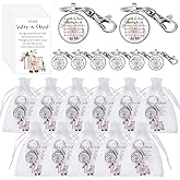 Wavwavw Sister in Christ Easter Church Gift for Women Christian Bible Verse Keychain Religious Card Bag for Secret Sister