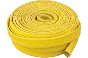 Heatshield Products 203123 HP Color Heat Sleeve Yellow 7/16" ID x 25' Adjustable Heat Shield Sleeve
