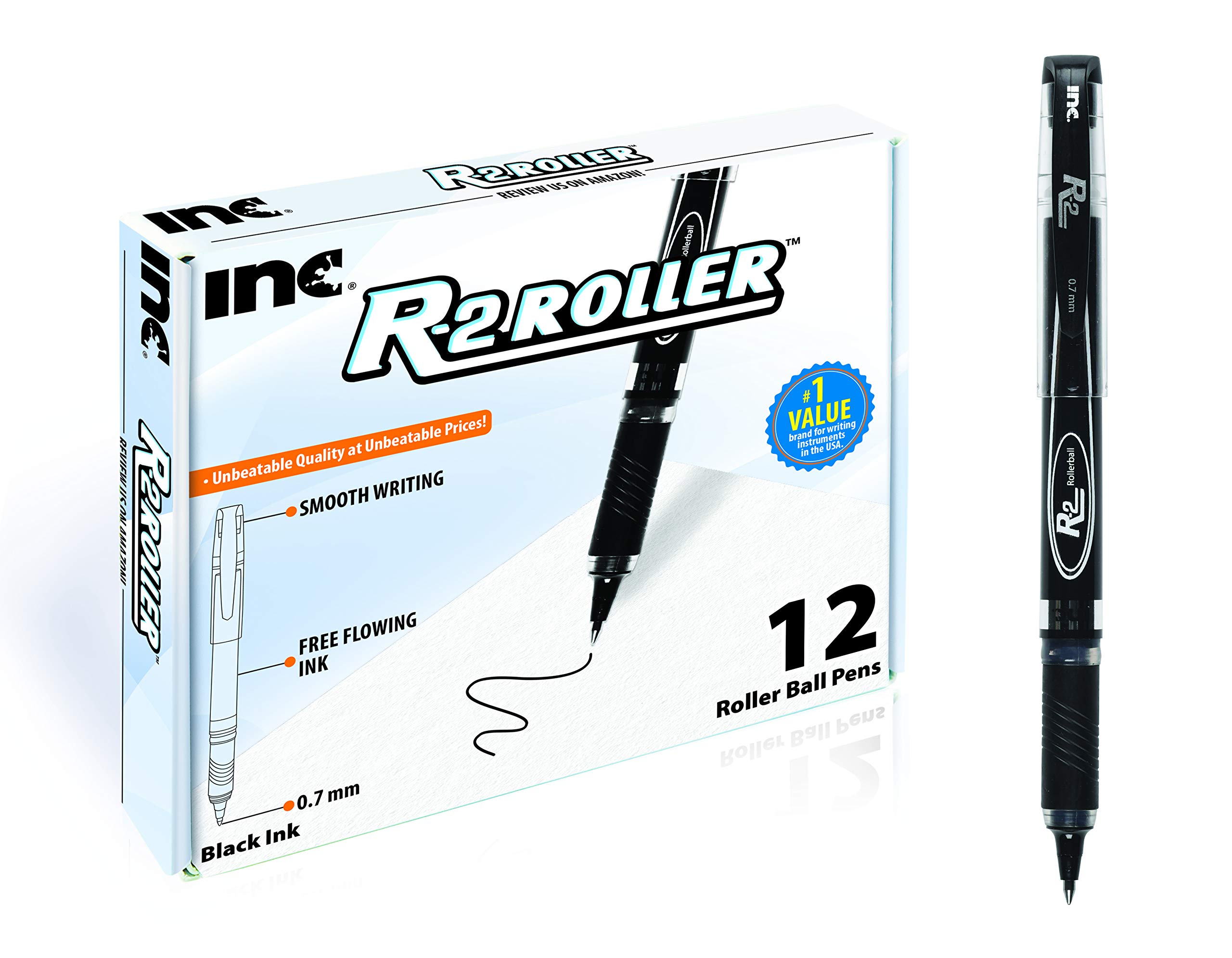 R2 ROLLERBALL 0.7 MM Tip Medium Point Comfort Grip R2 Roller ball Pens