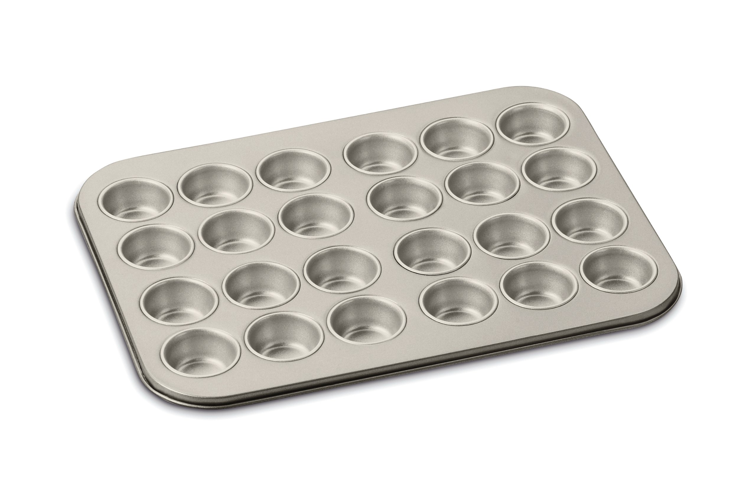 Cuisinart Chef's Classic Nonstick Bakeware 24-Cup Mini Muffin Pan, Champagne (Pack of 6) Image