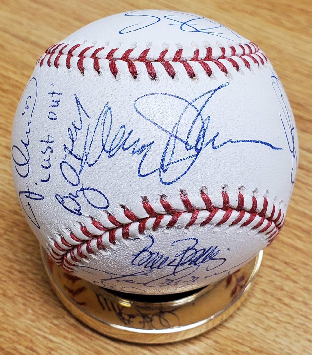 1986 mets autographed baseball