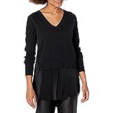 KF/KaufmanFranco Collective Rent The Runway Pre-Loved Black Knit Inset Sweater