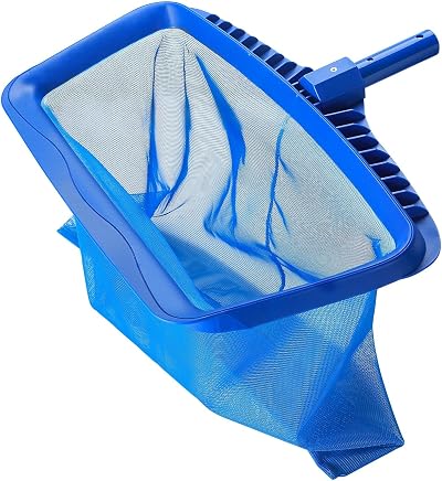 Flexzion 20" Pool Net Skimmer Leaf Rake Fine Mesh 15" Deep Replacement