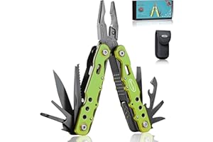 RoverTac 14 in 1 Multitool - Knife, Pliers, Screwdrivers, Saw, Bottle Opener - Perfect for Camping, Survival, Hiking, Repairs