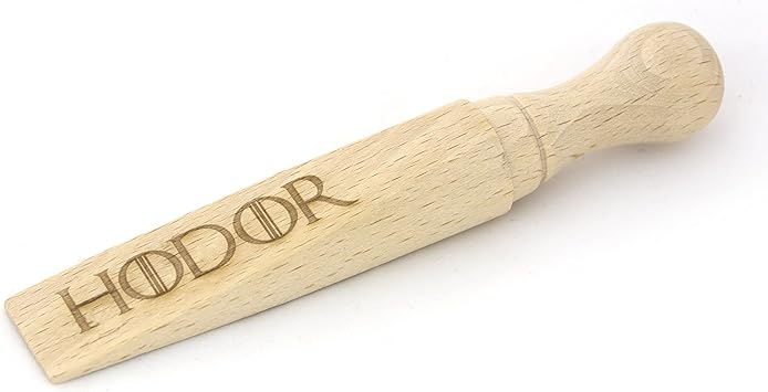Game Of Thrones Inspired Hodor Wooden Door Stop Engraved