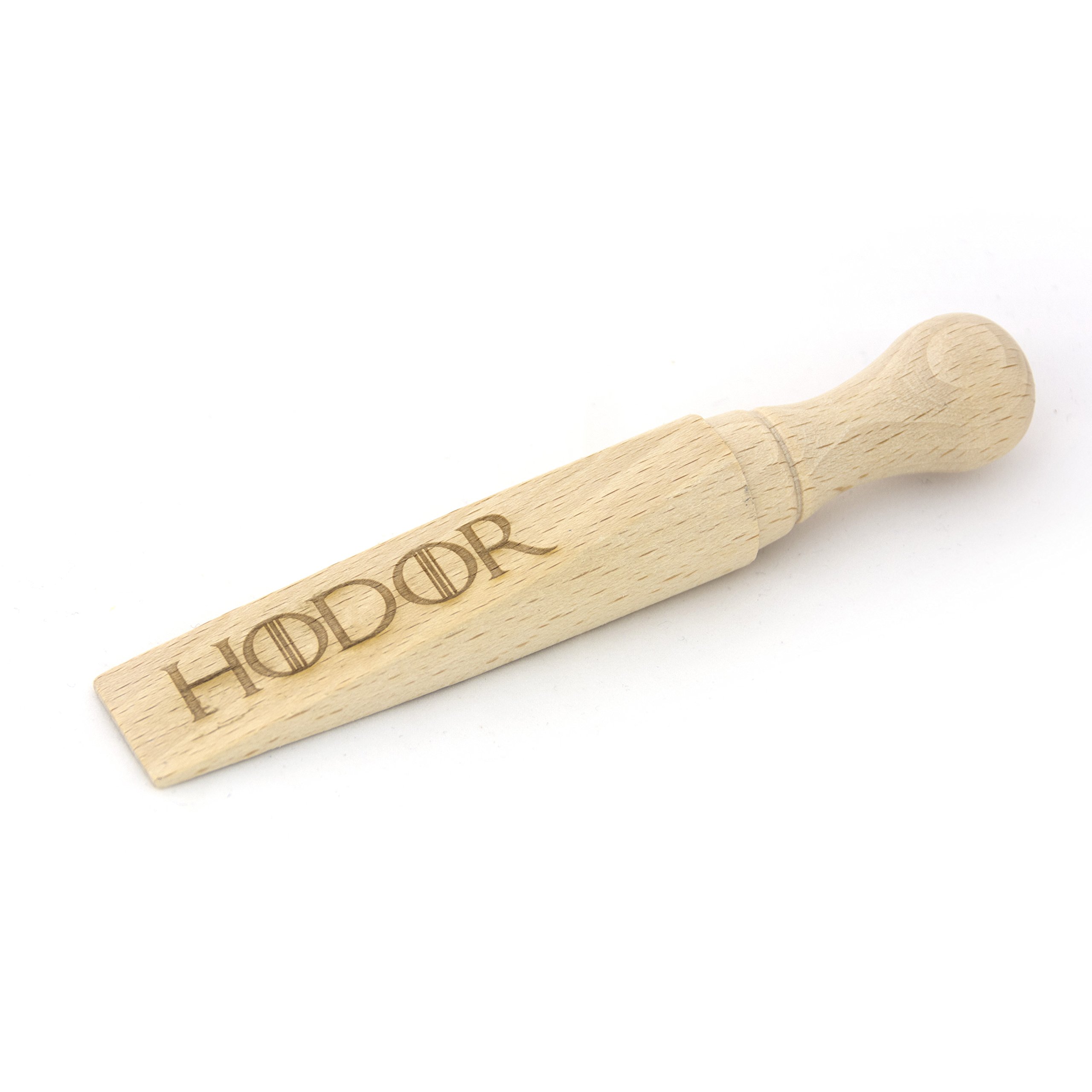 Luxbour Game of Thrones Inspired - HODOR - Wooden Door Stop - Engraved Gift