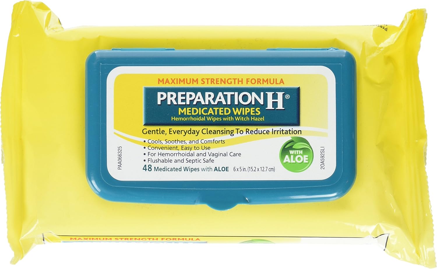 Preparation H Medicated Wipes 48 Ea: Health & Personal Care