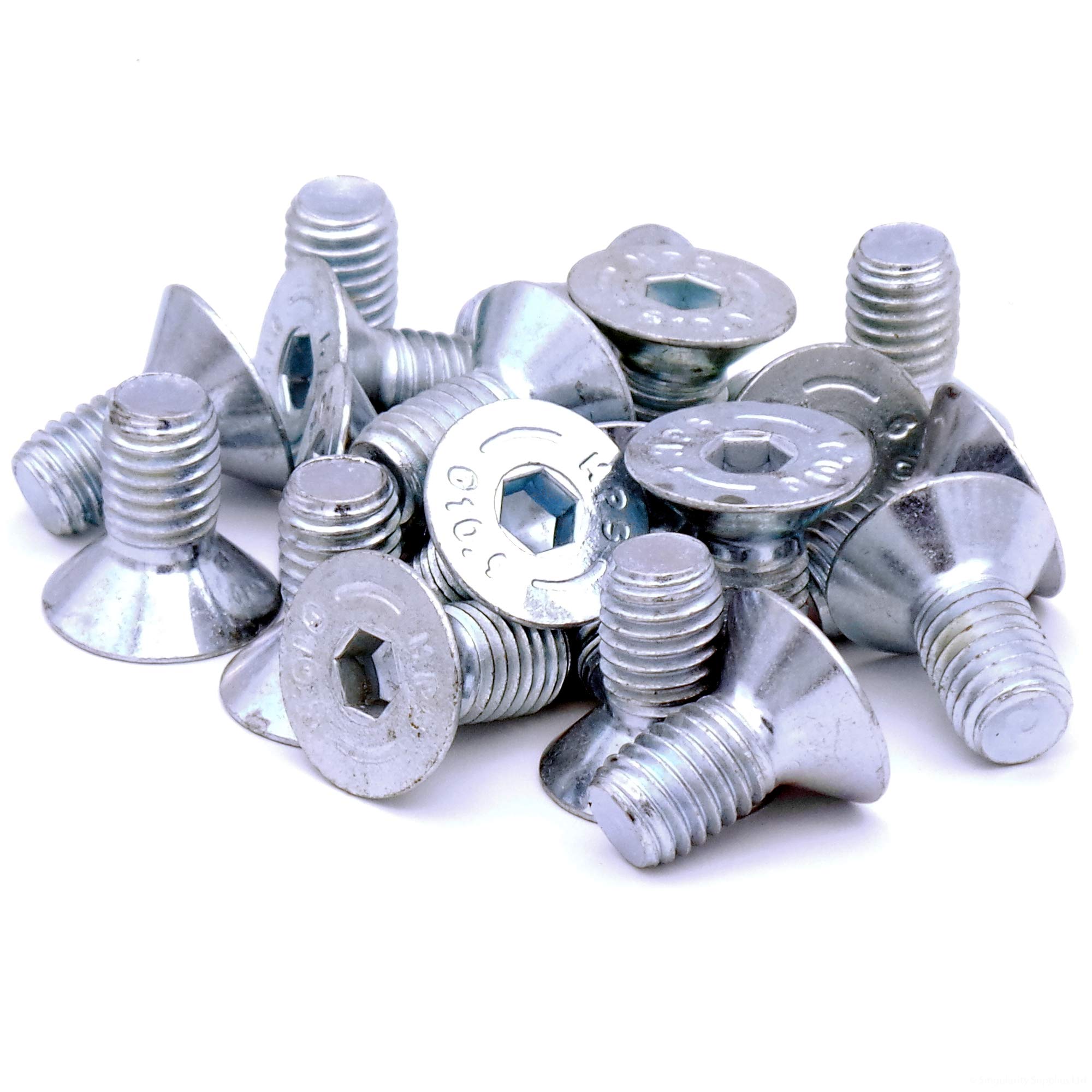 M5 (5mm x 60mm) Hex Socket Countersunk Machine Screw (Bolt) - Stainless Steel (A2) (Pack of 20)