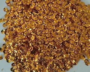 5mm CUP SEQUINS ~ GREEN Metallic ~ Loose Paillette Sequins For Embroidery, Applique, Arts, Crafts, Bridal Wear And Embellishment. Made In USA