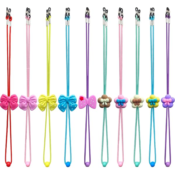 5 Pairs Heart-Shaped Glasses Ear Grips - Silicone Anti-Slip Temple Tips For Sunglasses & Reading Glasses