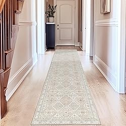CAPALOCA 2x8 Area Rug Bohemian Rugs with Print