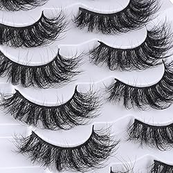 Mebver False Eyelashes Cat Eye Faux Mink Lashes