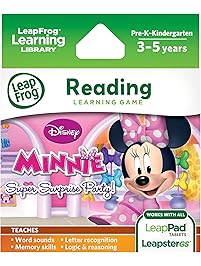 LeapFrog Disney Minnie's Bow-tique Super Surprise Party Learning Game (for LeapPad Platinum, LeapPad Ultra, LeapPad1, LeapPad2, LeapPad3, Leapster Explorer, LeapsterGS Explorer)