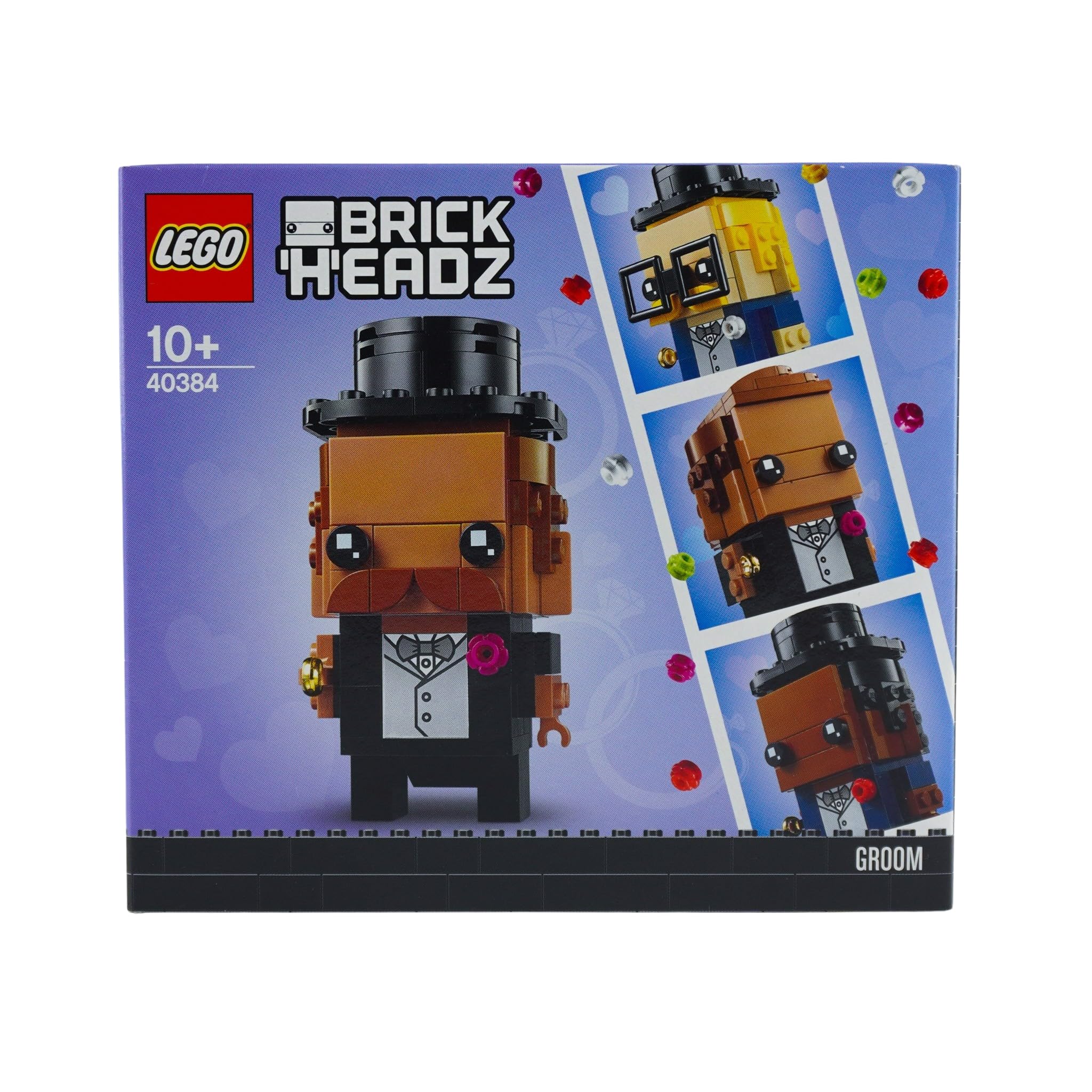 Lego® 40384 BrickHeadz Groom - Lego® Construction Toy - Creative Lego® Building and Collector Set - Customisable Lego® Wedding Groom