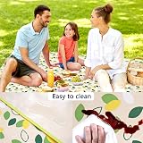 Newthinking Picnic Blanket 200x150CM Waterproof Sand Proof Green view 5