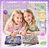 Flnlano Diamond Art Bags Craft Kit for Girls Ages 6-12 view 2
