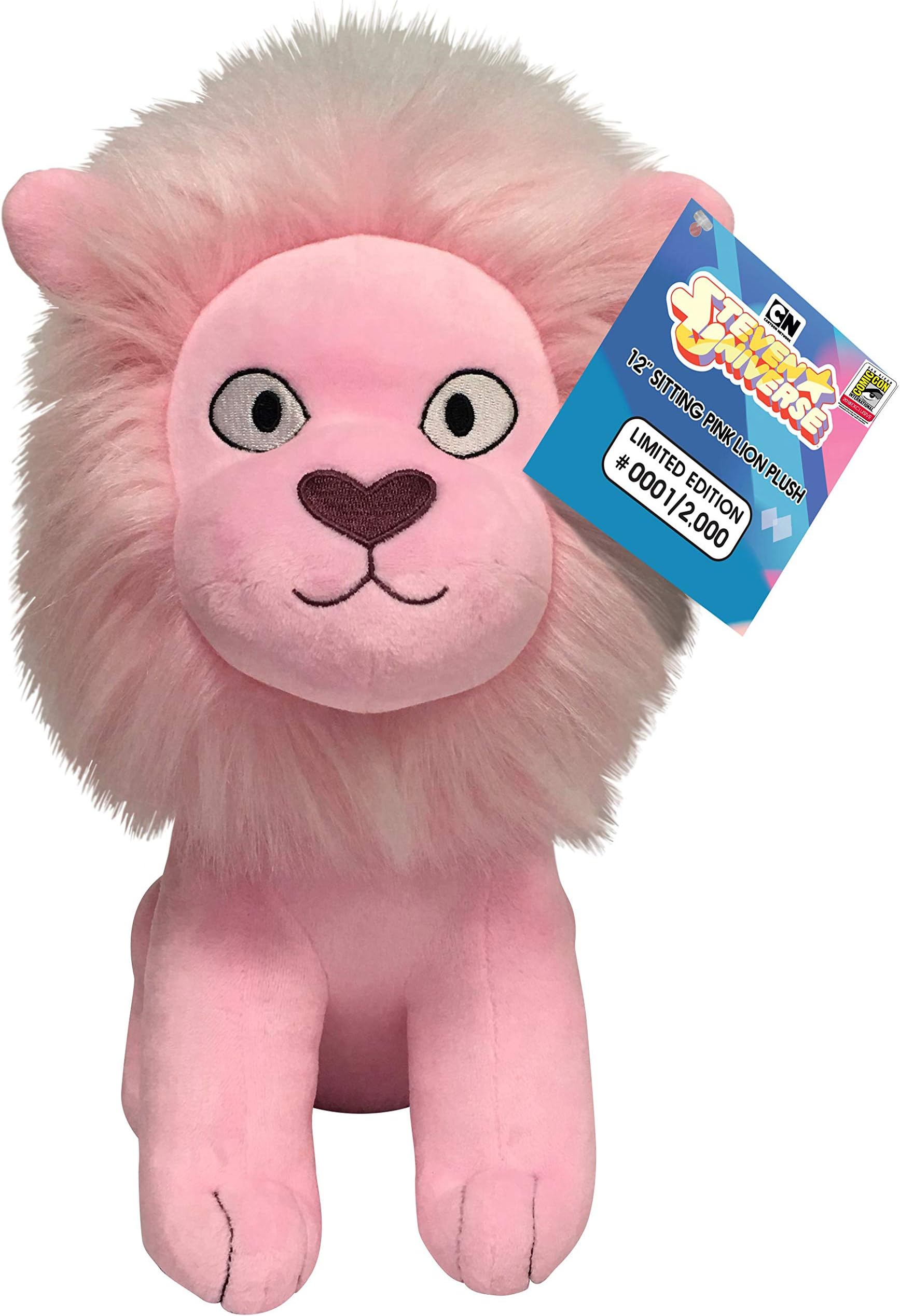 SDCC 2018 Exclusive Steven Universe 12” Sitting Pink Lion Plushie