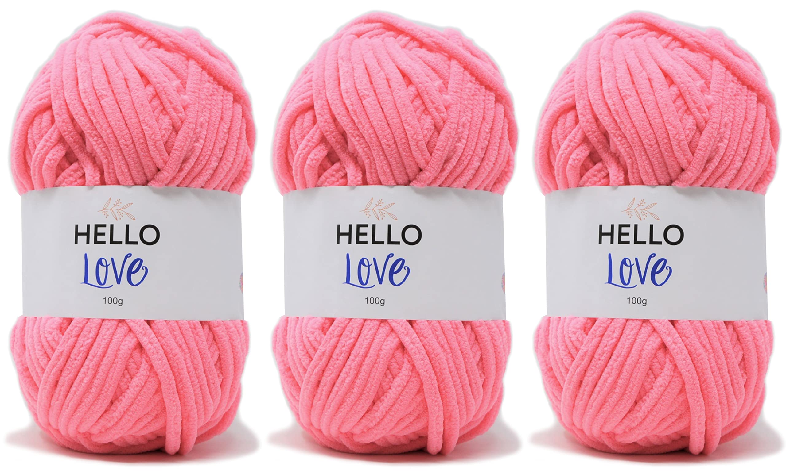 Hello Love - Baby Blanket Yarn 300g - Soft Pink