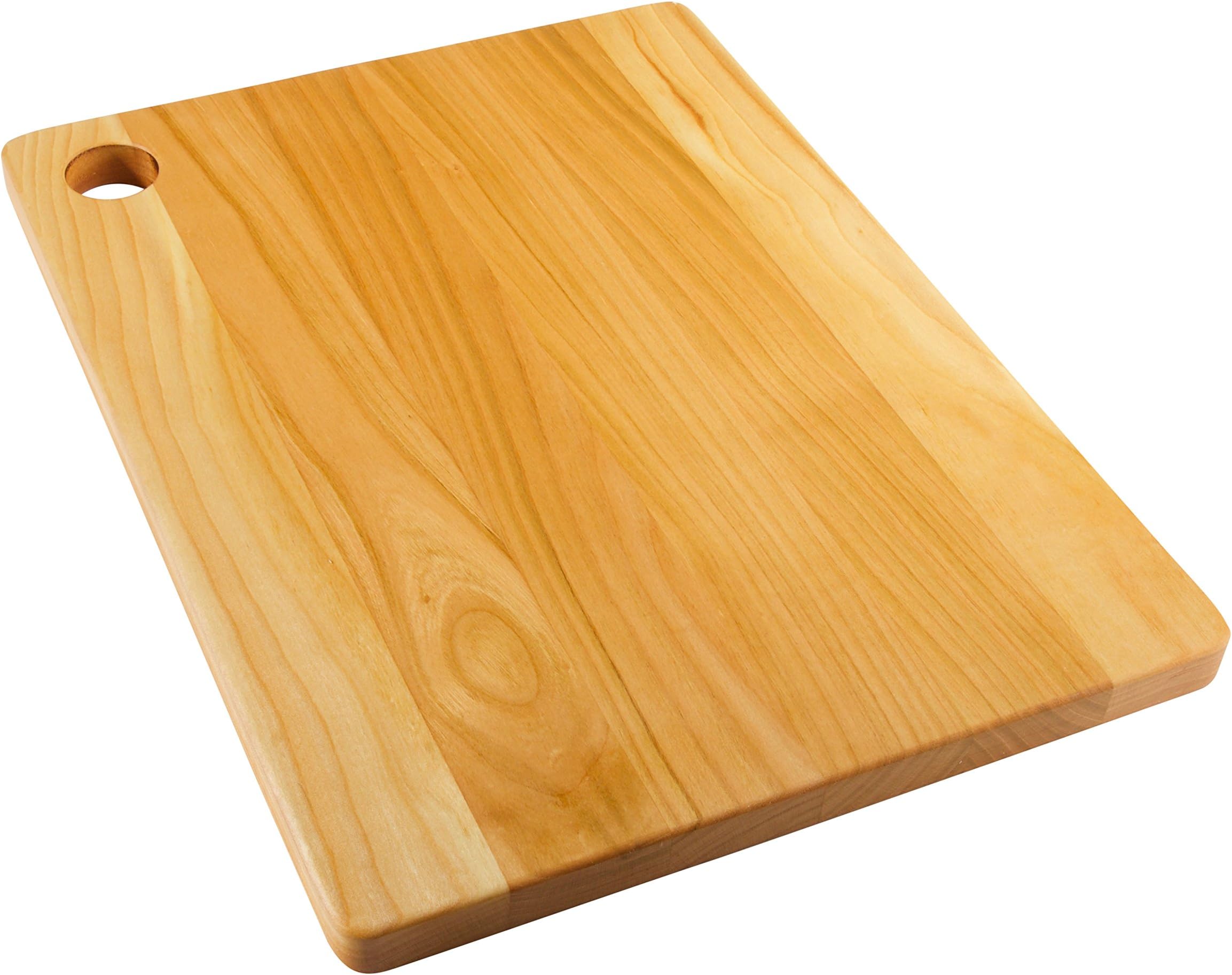 Chopping Board Rectangular Cherry Wood Handmade Medium, cut from a single wooden board, without glue