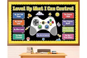 Growth Mindset Video Game Theme Bulletin Board Set Things I Can Control Positive Bulletin Decor Classroom Decorations Mental 