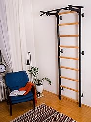 BenchK - Wooden Swedish Ladder Wall Stall Bar