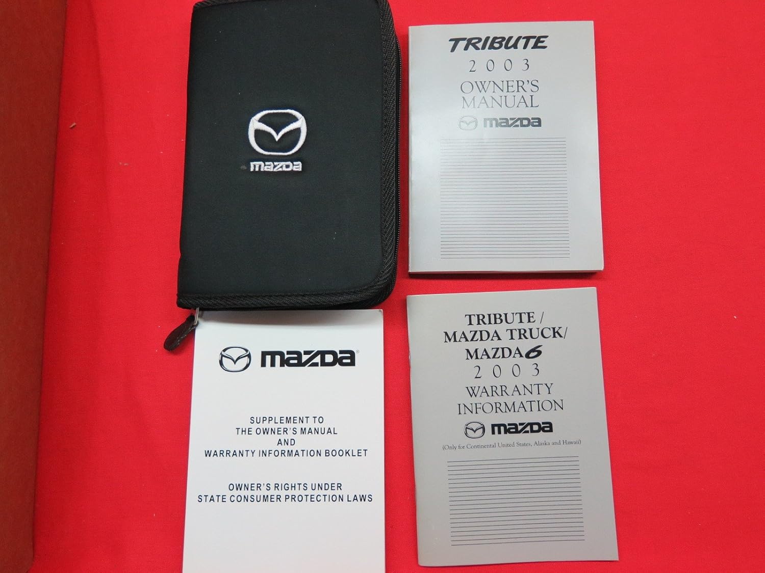 Amazon.com: 2003 Mazda Tribute Owners Manual: Mazda: Car Electronics