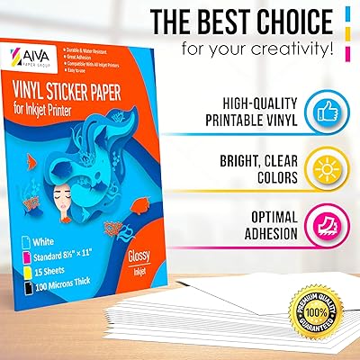 best sticker paper for inkjet printer