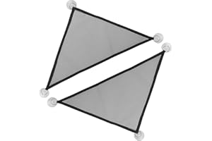 XINJODUZ 2 PCS Bearded Dragon Hammock Reptile Hammock Lizard Hammock Breathable Mesh Axolotl Hammock Triangular Reptile Hammock Suitable for Iguanas, Anoles, Geckos, Snakes, Chameleon (Black)