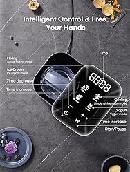 FOHERE 1.2Qt Automatic Ice Cream Maker Machine with