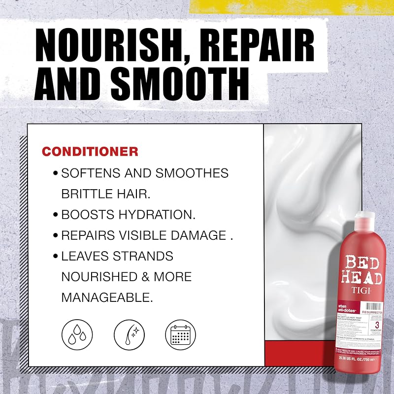 by TIGI Resurrection Shampoo & Conditioner Set, 2 x 750 ml