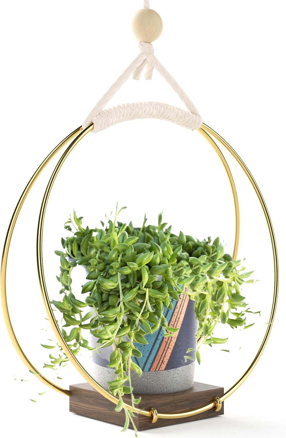 Amazon Com Modern Boho Hanging Planter Macrame Plant Hanger For