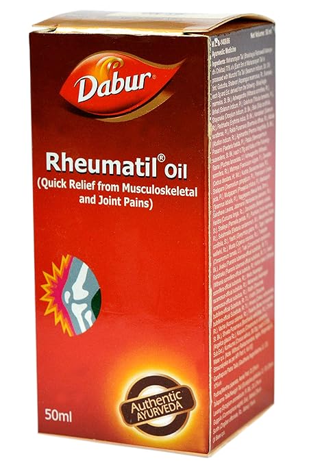 Dabur Ayurvedic Rheumatil Oil - 50Ml (Pack Of 2)