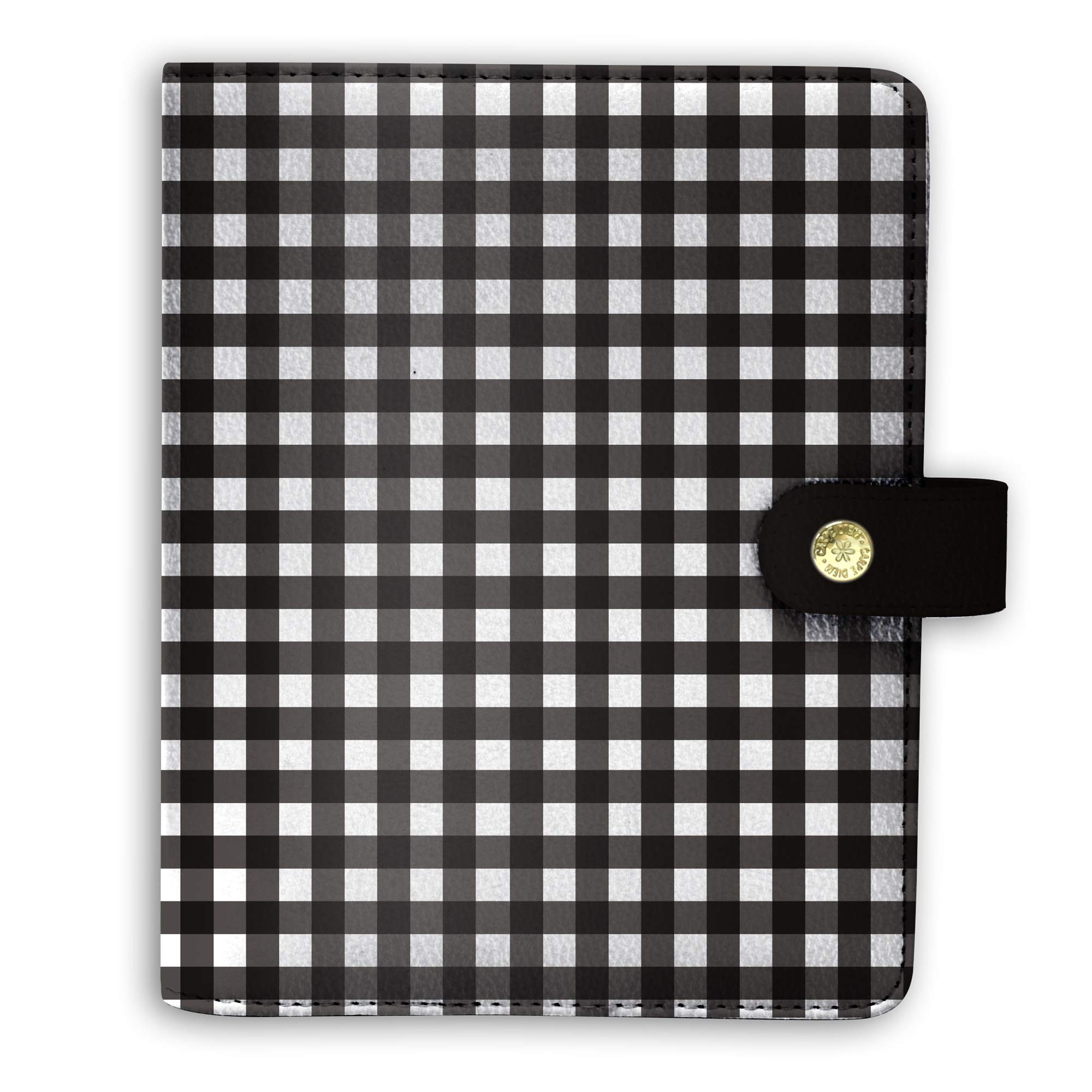 Pukka Pad, Carpe Diem Personal Planner with Weekly, Monthly Undated Inserts, 20 x 19 x 4 cm, Buffalo Check
