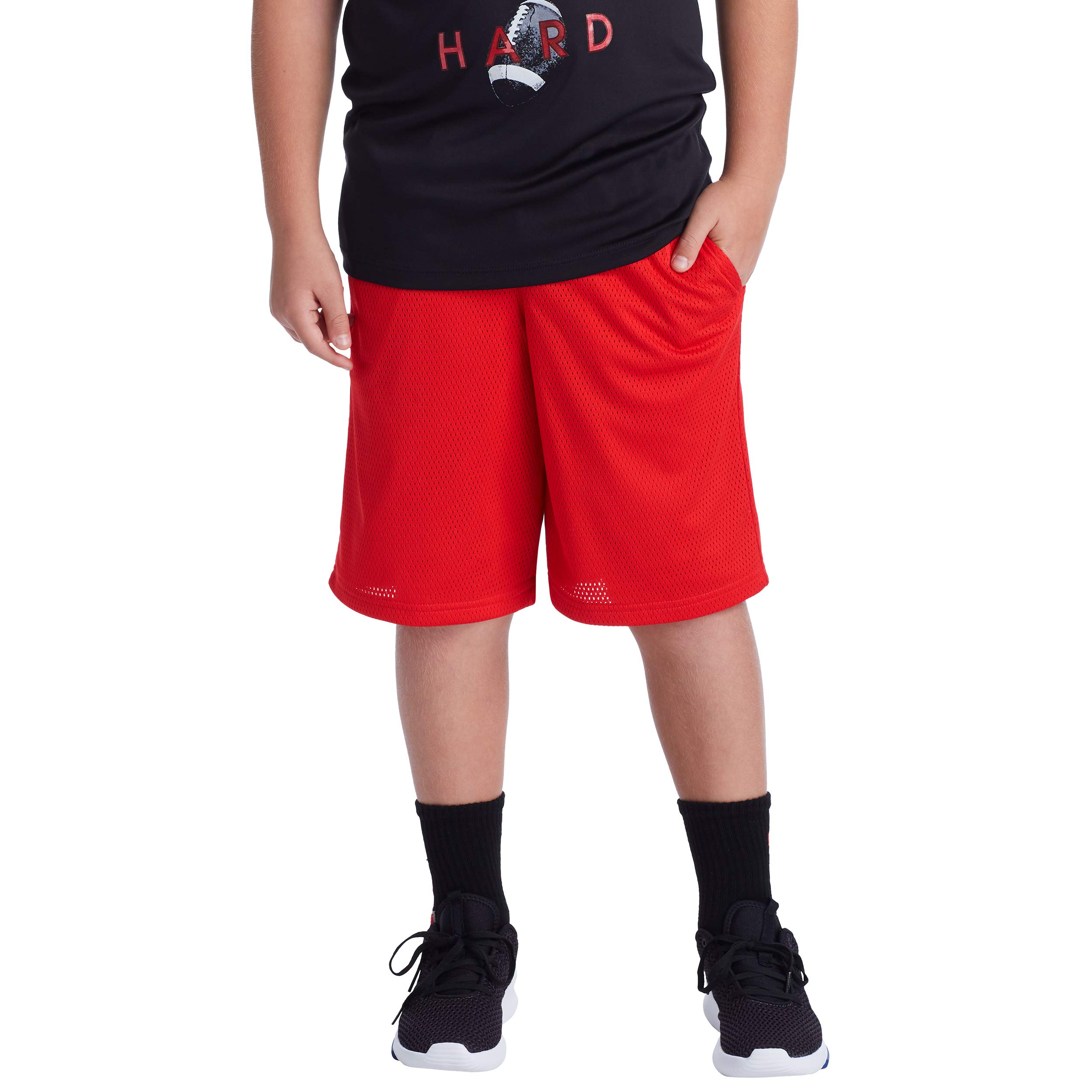 C9 Champion boys Core Mesh - 9" Inseam Shorts, Red