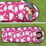 Tuphen Kids Sleeping Bags - Lightweight Waterproof for 3 Seasons - Pink view 7