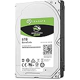 Seagate BarraCuda 5 TB, ST5000LM000, interne Festplatte, 15mm,6,4 cm (2,5 Zoll), 128MB Cache, SATA 6 Gb/s schwarz