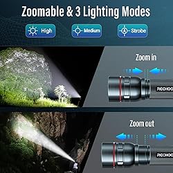 Rechargeable Flashlights High Lumens, G1000 Super