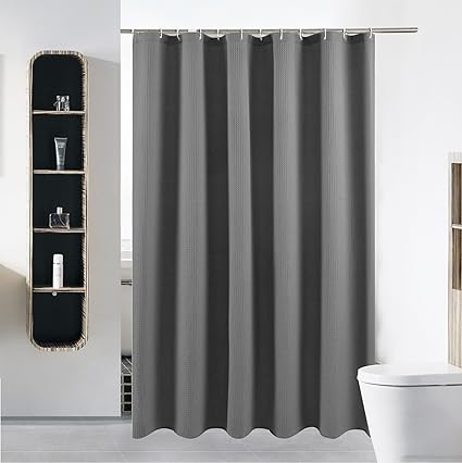 Amazon Com S Lattye 40 X 72 Grey Shower Curtain Liner Water