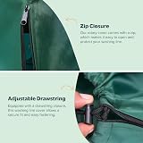 Flatro Rotary Washing Line Cover Waterproof Universal Fit with Zip Drawstring view 3